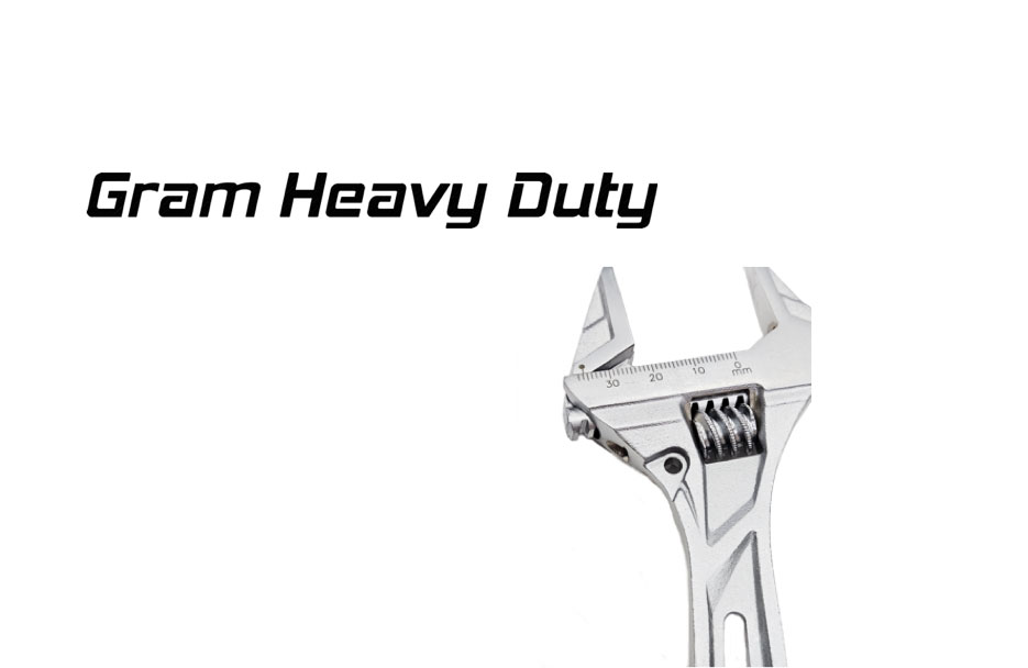 GA-Gram Heavy Duty Adjustable Wrench